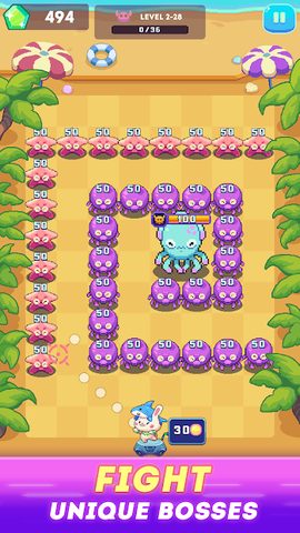Screenshot 3: Rabbit Island - Brick Crusher