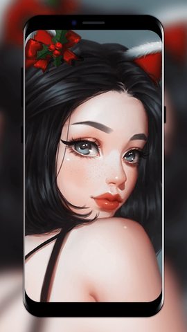 Screenshot 2: Live Glitter Girly Wallpaper