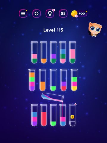Screenshot 3: Water Sort Puzzle: Get Color 4+