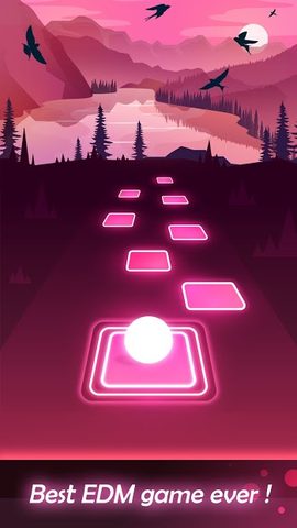 Screenshot 1: Tiles Hop: EDM Rush!