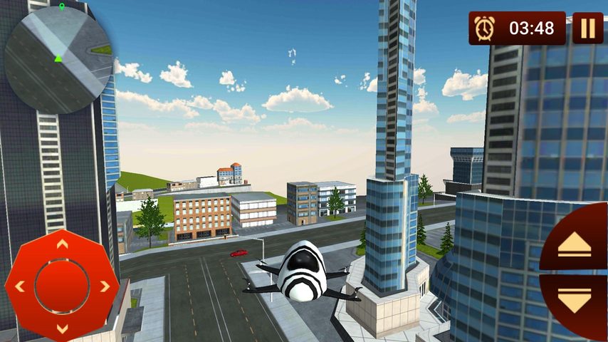 Screenshot 1: Drone Taxi & Flying Rescue Car 4+