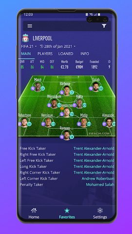 Screenshot 7: FCM - Career Mode 22 Database & Potentials