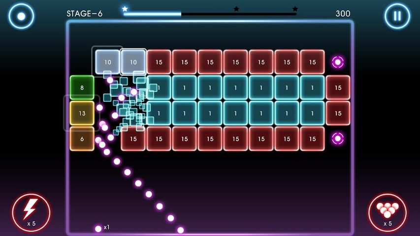 Screenshot 1: Bricks Breaker Quest
