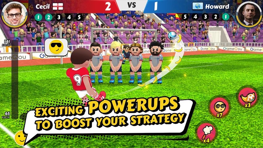 Screenshot 1: Perfect Kick 2 - Online Soccer