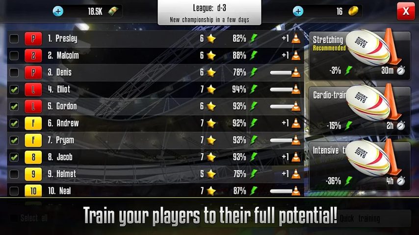 Screenshot 19: Rugby Manager
