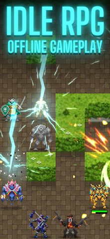 Screenshot 2: Dunidle Idle RPG - Pixel Games