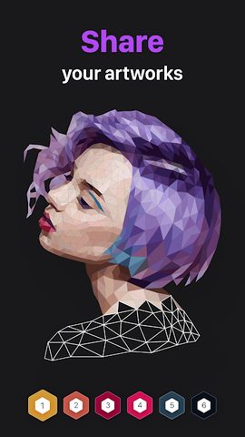 Screenshot 5: Polygon: Coloring-Book, Art