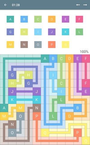 Screenshot 12: Color Pipes (Numberlink)