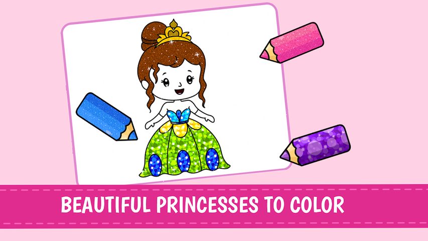 Screenshot 8: Princess Coloring Book Games