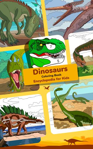 Screenshot 9: Dinosaur Coloring Book – Encyclopedia for Kids