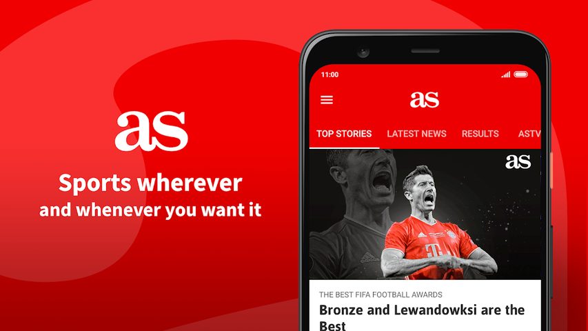 Screenshot 11: AS -  News and sports results.