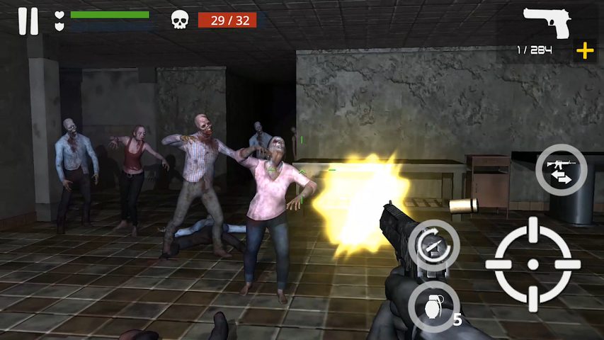Screenshot 4: Dead Zombie Battle : Zombie Defense Warfare