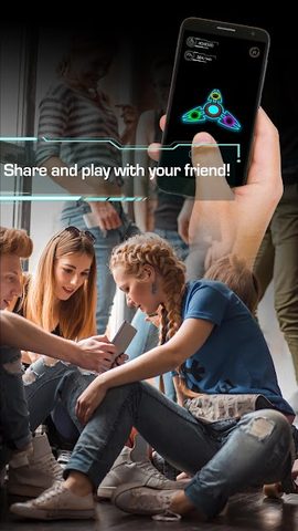 Screenshot 3: Draw Finger Spinner