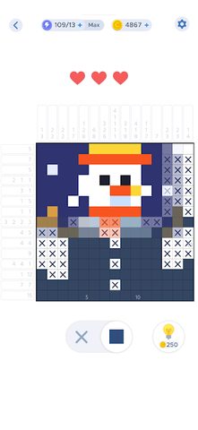 Screenshot 1: Nonogram - Logic Color Game