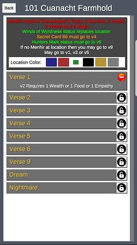 Screenshot 3: Tainted Grail Journal Tracker