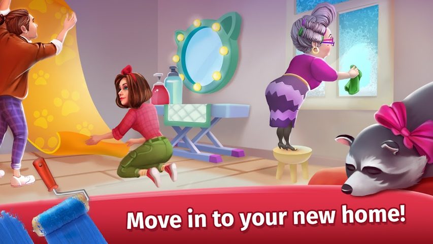 Captura 1: My Guest House - Match 3 Games