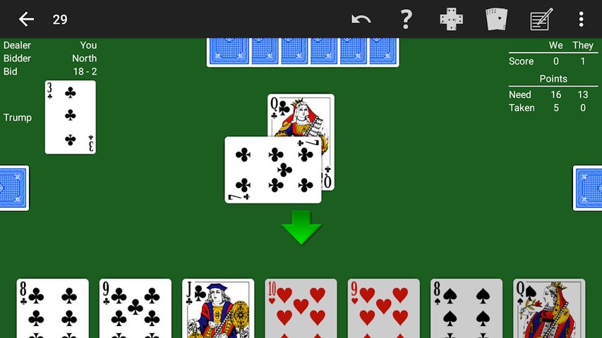 Screenshot 7: 29 Card Game by NeuralPlay