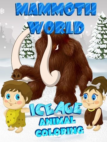Screenshot 7: Mammoth World -Ice Age Animals Coloring