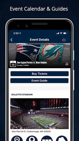 Screenshot 2: Gillette Stadium
