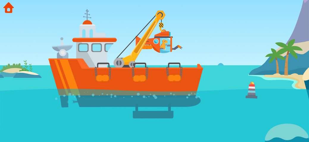 Screenshot 6: Dinosaur Ocean Explorer Games 4+
