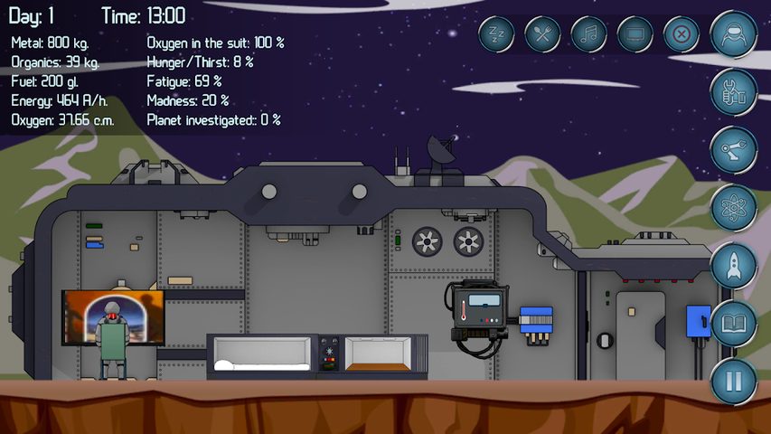 Screenshot 5: Random Space: Survival Simulator