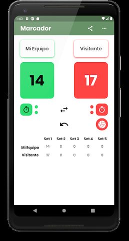 Screenshot 5: Marcador de Voleibol NPR Volleyball