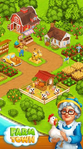 Screenshot 6: Farm Town Village Build Story