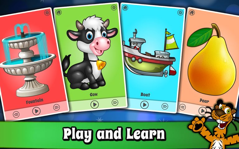 Screenshot 2: Baby First words Flashcards - Kids Learning games