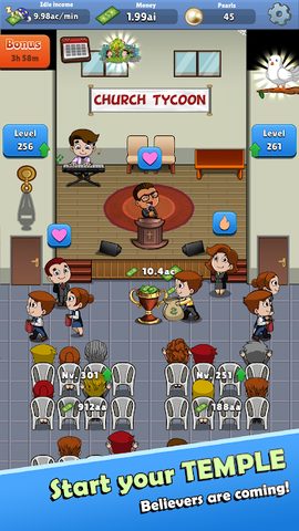 Screenshot 1: Church Tycoon - Church Simulat