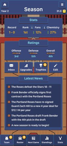Screenshot 6: Hoop League Tactics 4+