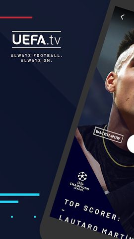 Screenshot 1: UEFA.tv Always Football. Always On.