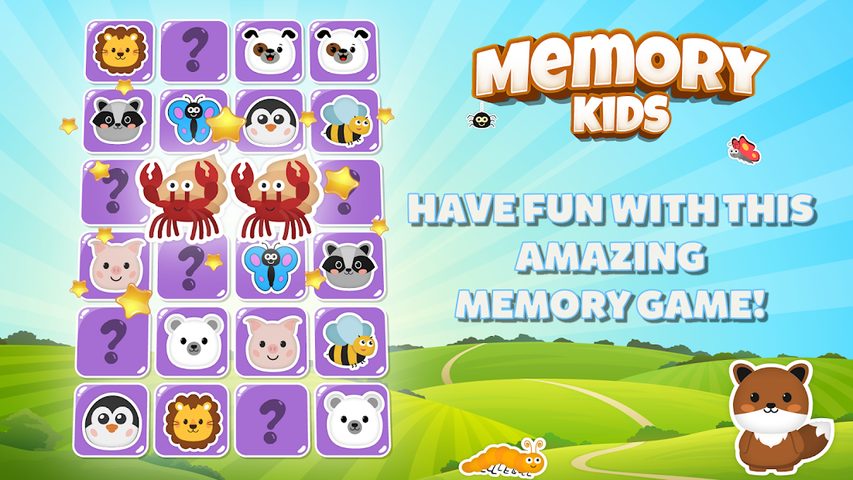 Screenshot 1: Memokids: Memory game for kids