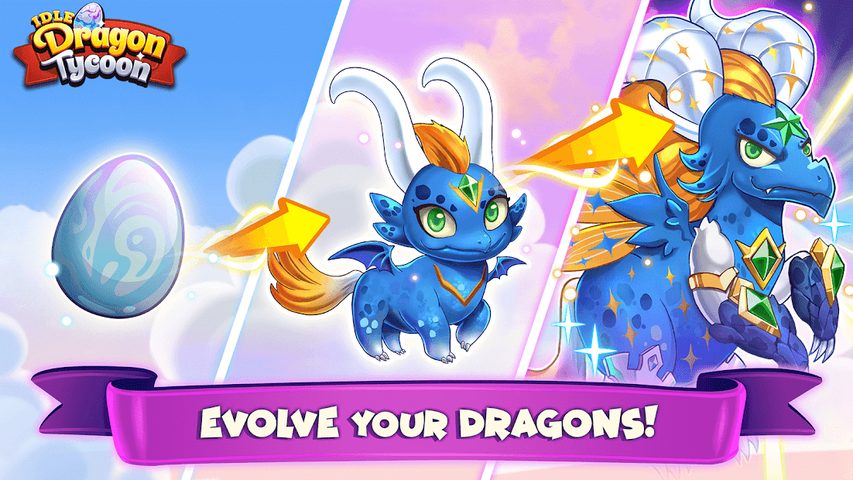 Screenshot 2: Idle Dragon Tycoon - Evolve, M