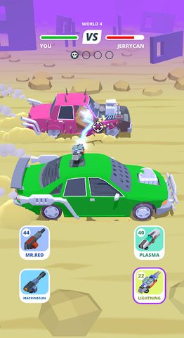 Screenshot 2: Desert Riders: Car Battle Game