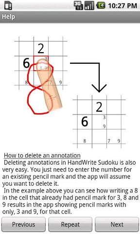 Screenshot 4: Handwrite Sudoku