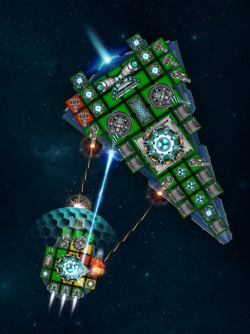 Screenshot 3: Space Arena: Outer Space games - 1v1 Build & Fight