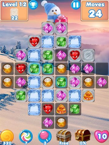 Screenshot 10: Snowman Swap - match 3 games and Christmas Games