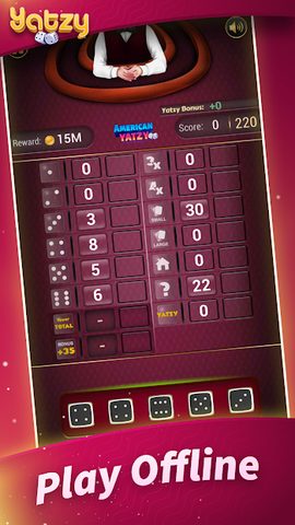 Screenshot 1: Yatzy - Offline Dice Games