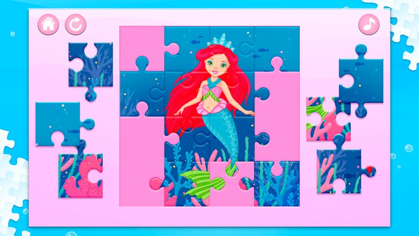 Screenshot 5: Mermaid Puzzles for Kids