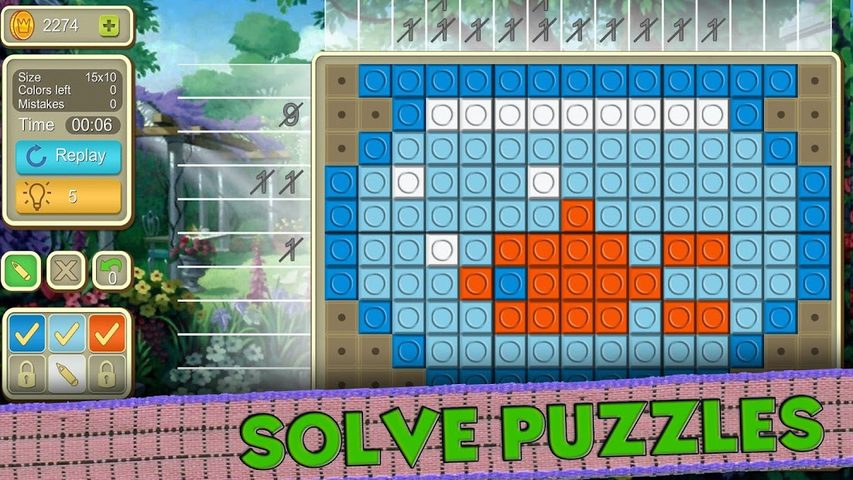 Screenshot 1: Picture Cross Simple Mosaics