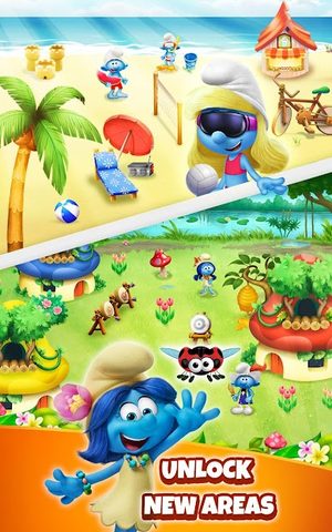 Screenshot 9: Smurfs Bubble Shooter Story