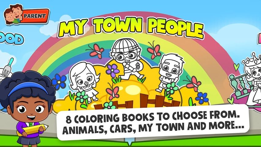 Screenshot 3: Baby Coloring game - Baby Town