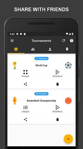 Screenshot 5: Winner - Tournament Maker App, League Manager
