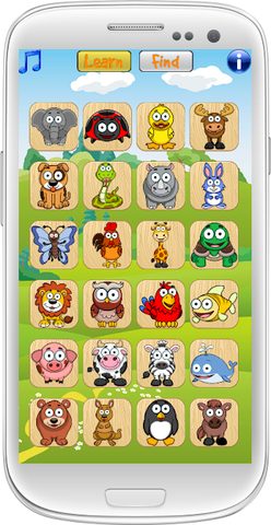 Screenshot 1: Toddler Animal Learn