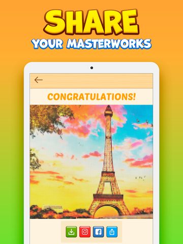 Screenshot 10: Cross Stitch Coloring Blitz