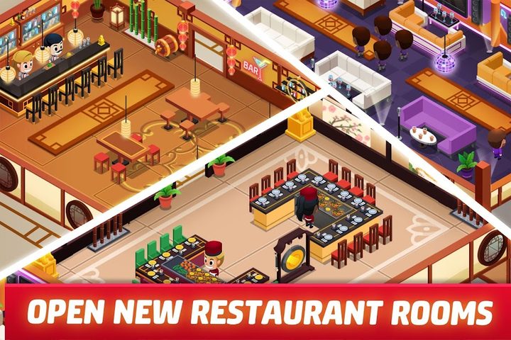 Screenshot 1: Idle Restaurant Tycoon: Empire