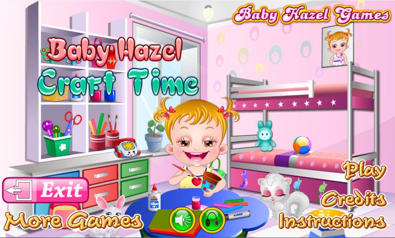 Screenshot 1: Baby Hazel Craft Time