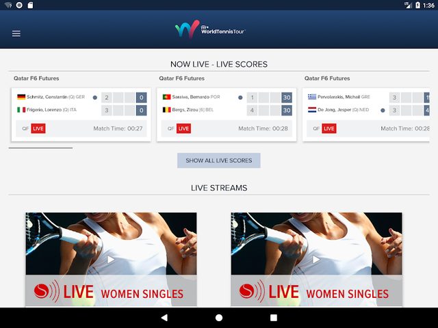Screenshot 6: ITF Live Scores
