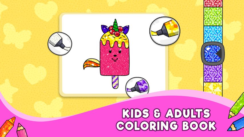 Screenshot 14: Unicorn Glitter Coloring Book: Coloring Unicorn🦄