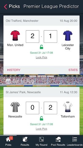 Screenshot 2: Superbru Predictor & Fantasy Sports Games